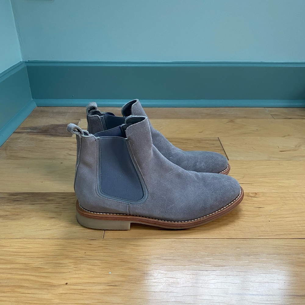 Thursday Boots grey suede chelsea size 9